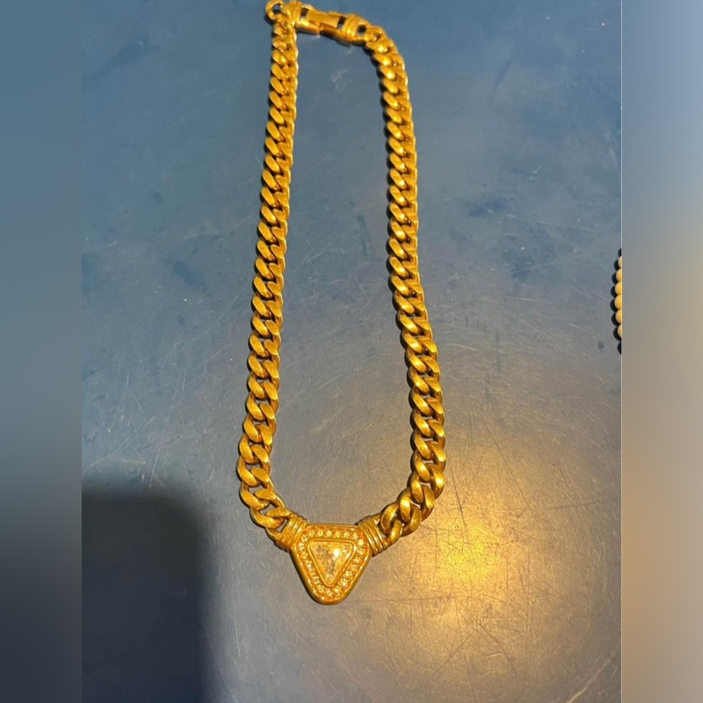 Vintage SAL Swarovski necklace 16 In